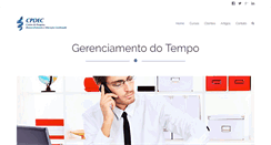 Desktop Screenshot of gerenciamentodotempo.com.br